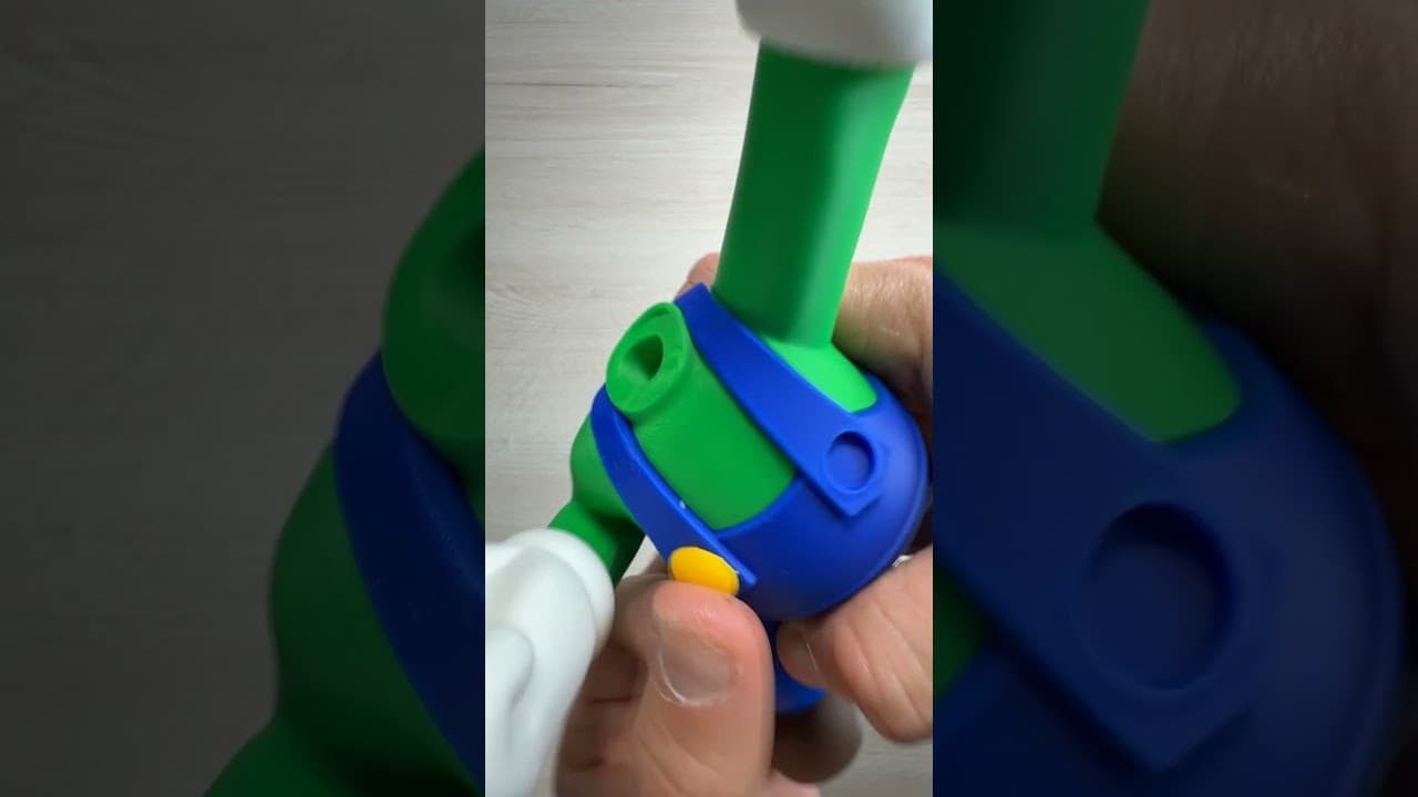 ¡BRUTAL! 🧩 Montando a LUIGI 3D (ASMR Satisfactorio) ✨ #shorts