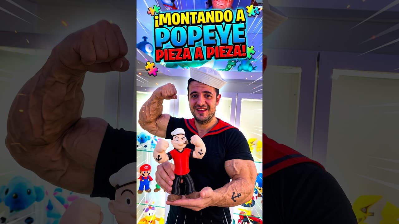 Imprimiendo y Montando a Popeye en 3D