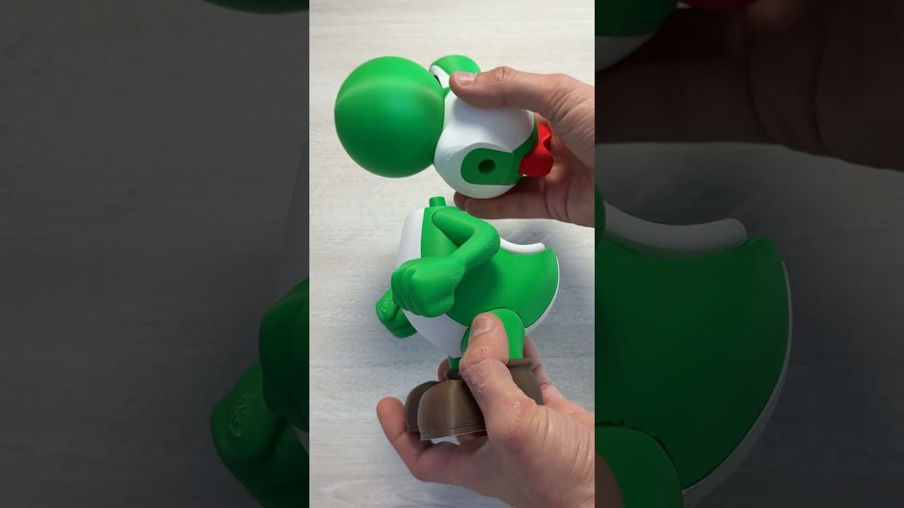 Yoshi en 3D… ¡pieza a pieza! 🟢🔥 #Shorts