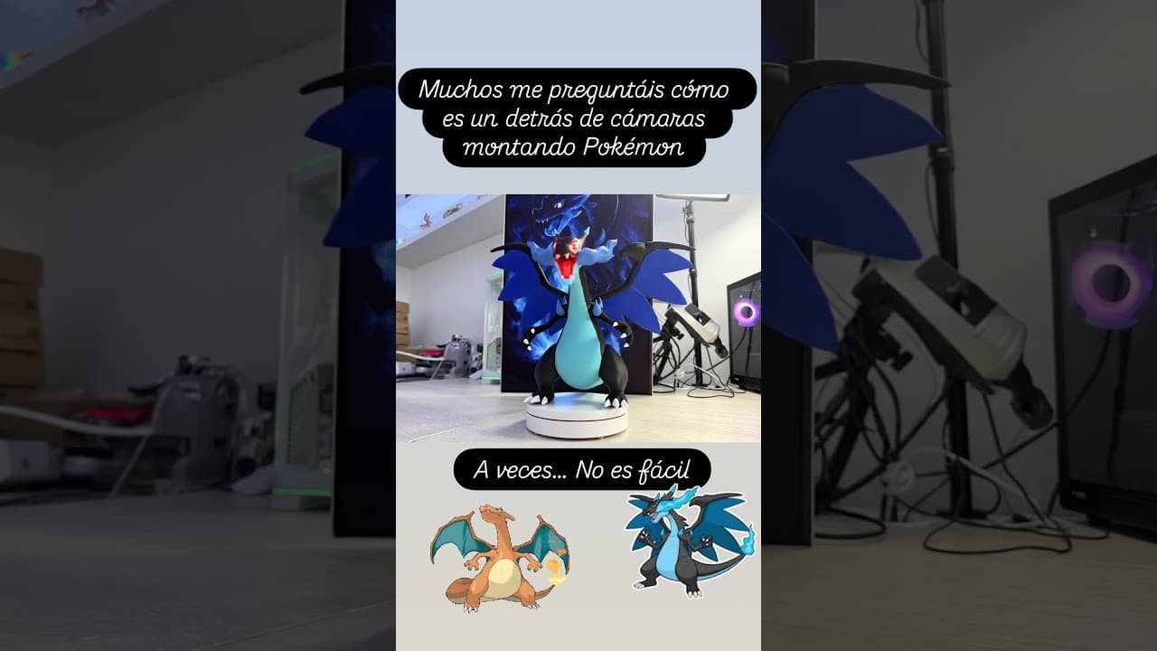Dificultades al montar Charizard X😅 #charizard #3dprinting #pokemon #detrásdecámaras #viral