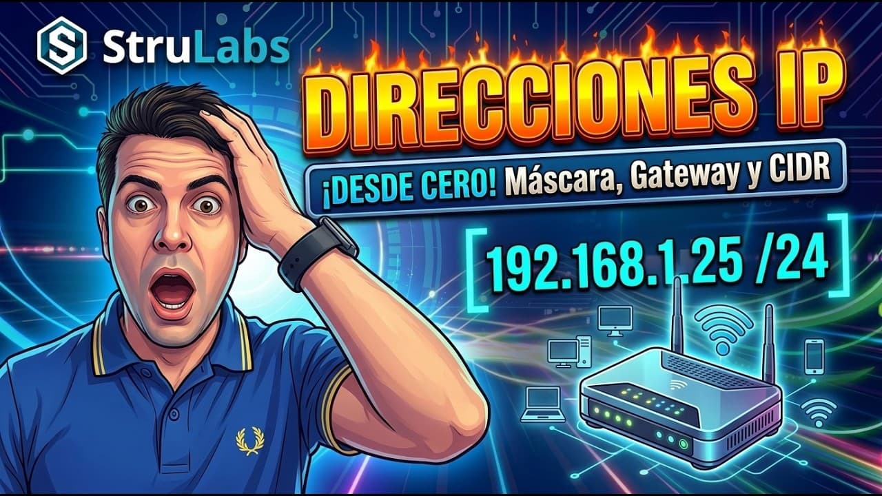 Direcciones IP explicadas desde CERO (máscara de subred, gateway y CIDR)